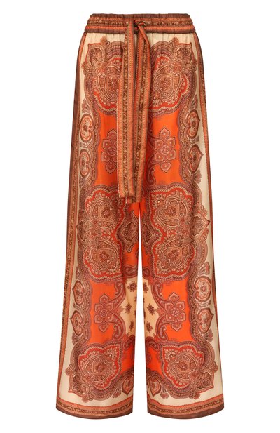 Женские шелковые брюки ZIMMERMANN, арт. 1500PSS263