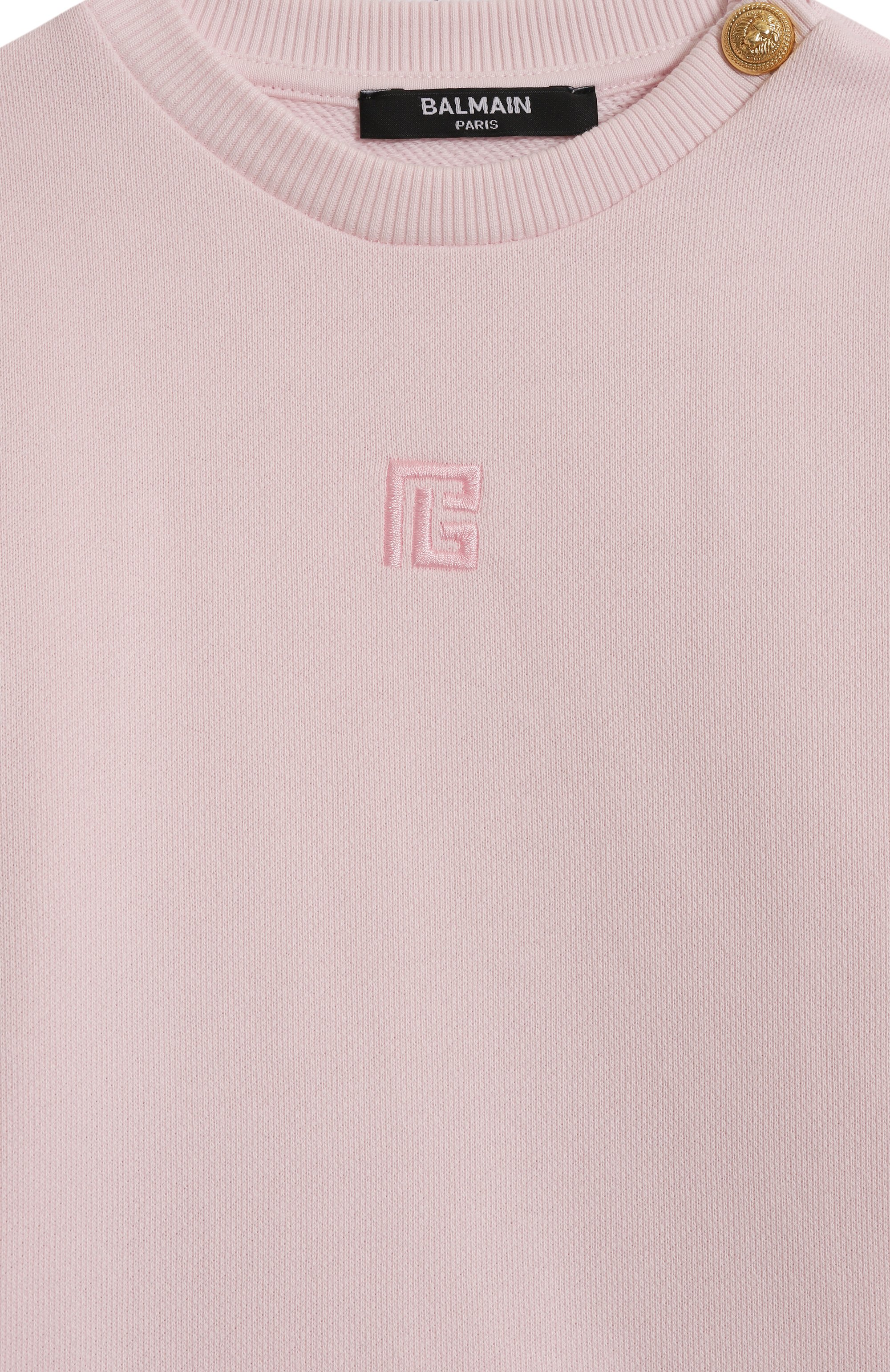 Хлопковый комплект из платья и шорт BALMAIN, арт. BX1010, фото 6