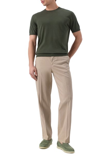 Замшевые лоферы STEFANO RICCI хаки цвета по цене 114000 руб., арт. UC64_G2287/SDP, фото 2 Замшевые лоферы STEFANO RICCI, арт. UC64_G2287/SDP, фото 2