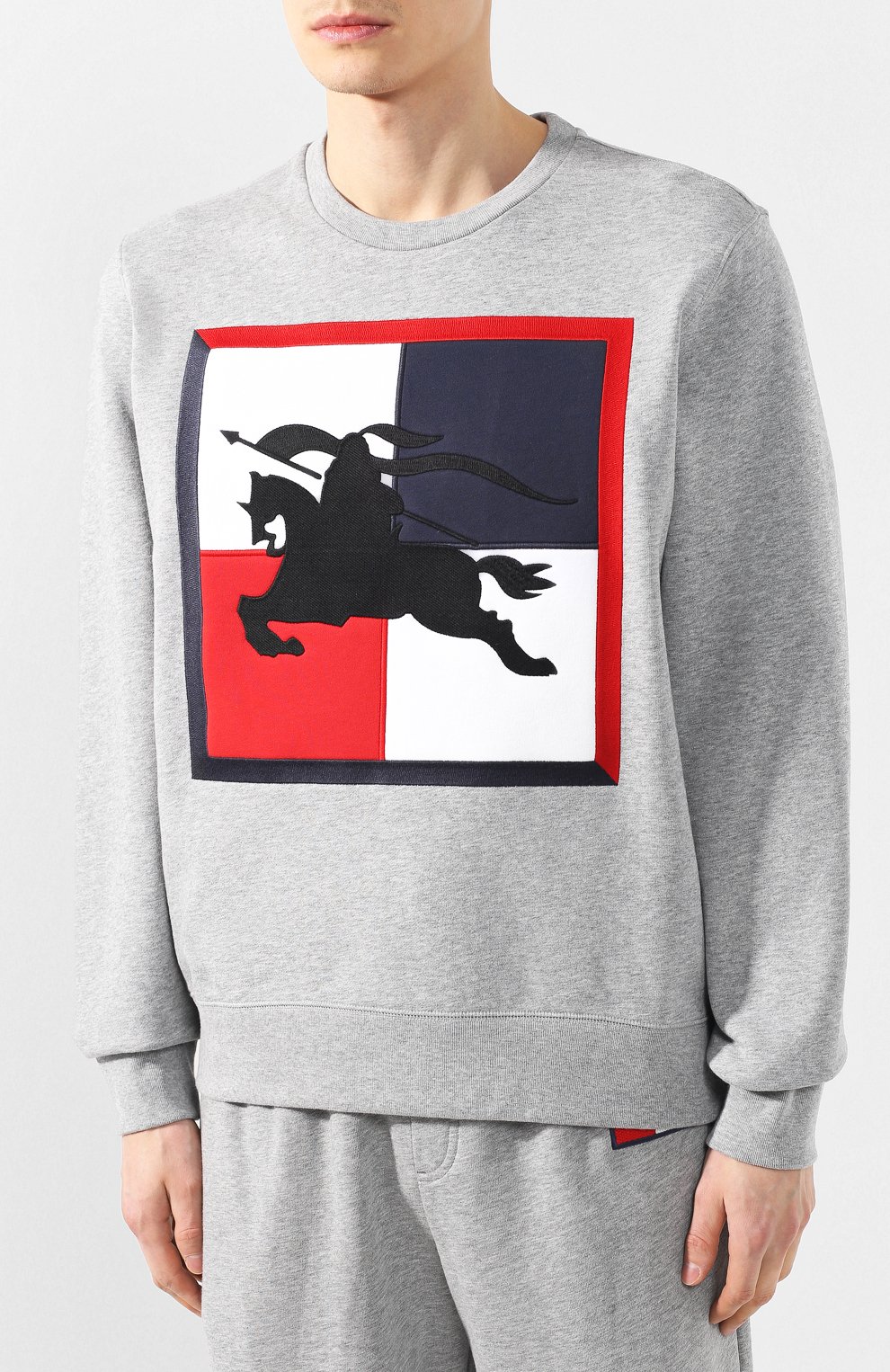 Хлопковый свитшот BURBERRY, арт. 8004090, фото 3