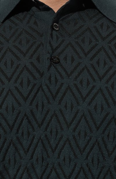 Поло из шерсти и шелка ZILLI, арт. KBP001M0230VRHB00, фото 5