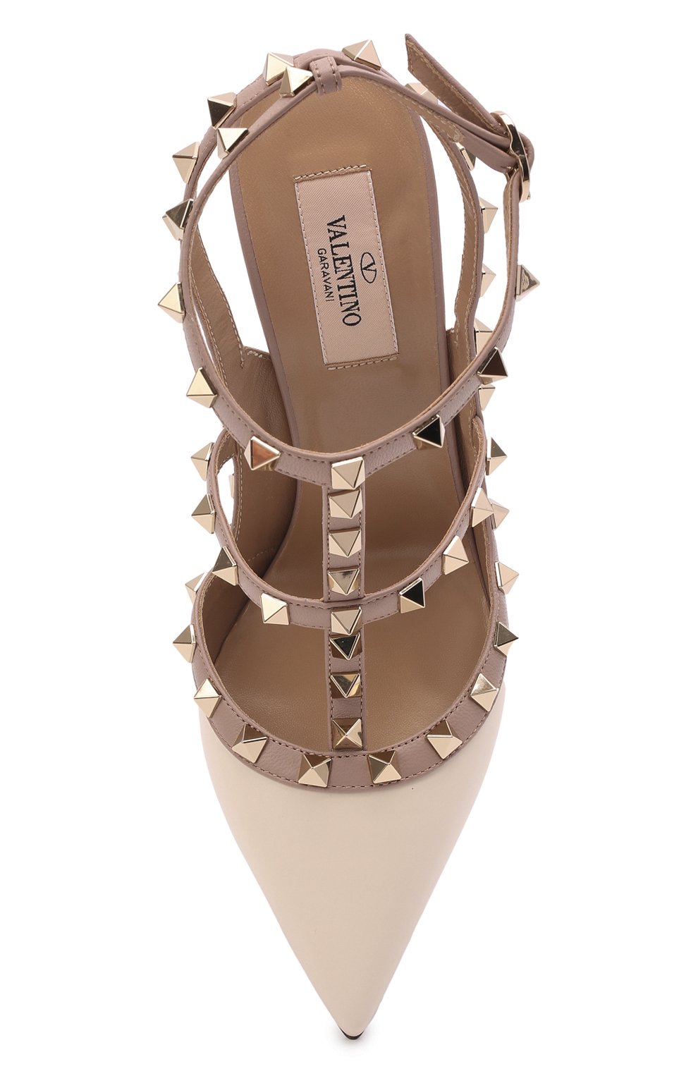 Кожаные туфли rockstud VALENTINO, арт. XW2S0393/V0D, фото 6