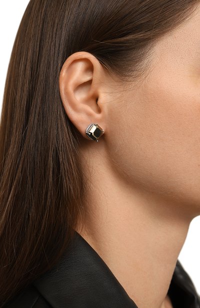 Серьги-пусеты cartoon с пиритом MOONKA, арт. cr-er-pir, фото 2