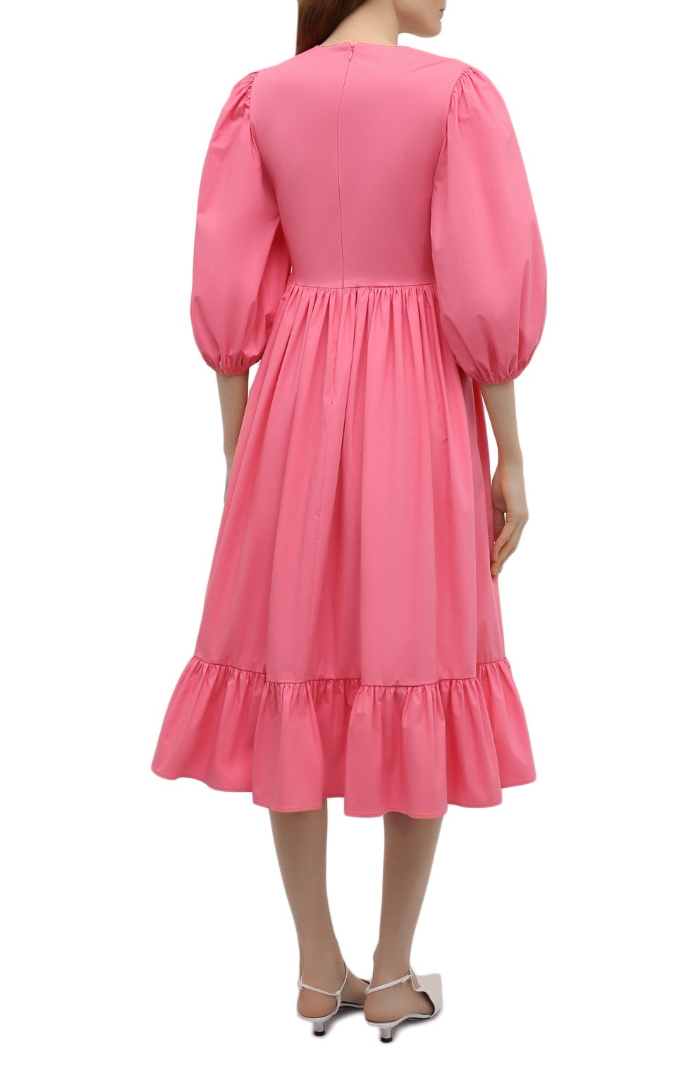 Хлопковое платье REDVALENTINO, арт. VR0VAAU0/0VU, фото 4