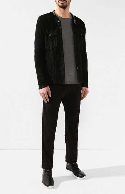 Кожаная куртка GIORGIO BRATO, арт. GU19S9015VBIS, фото 2