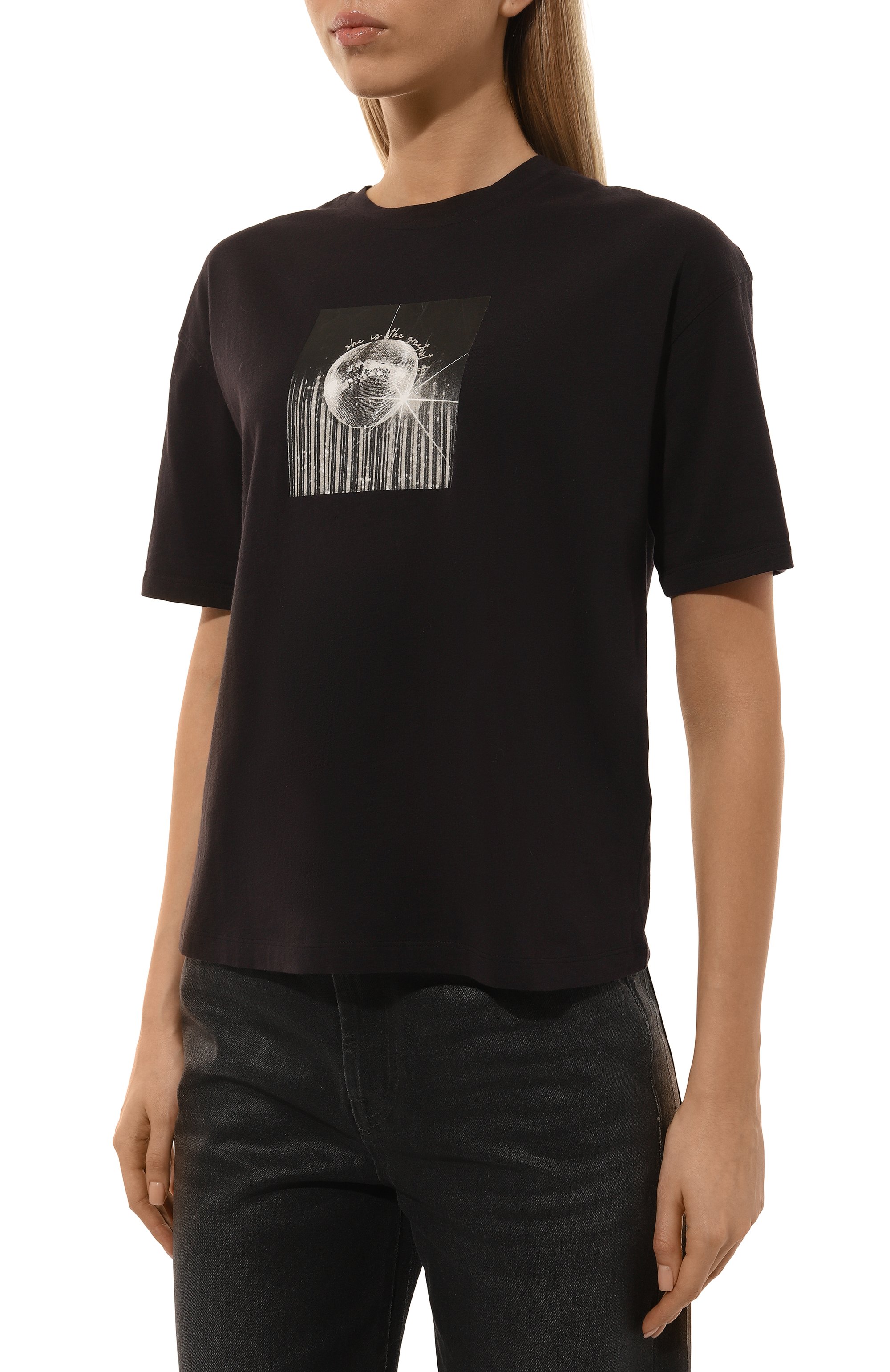 Хлопковая футболка BOSS ORANGE, арт. 50525103, фото 3