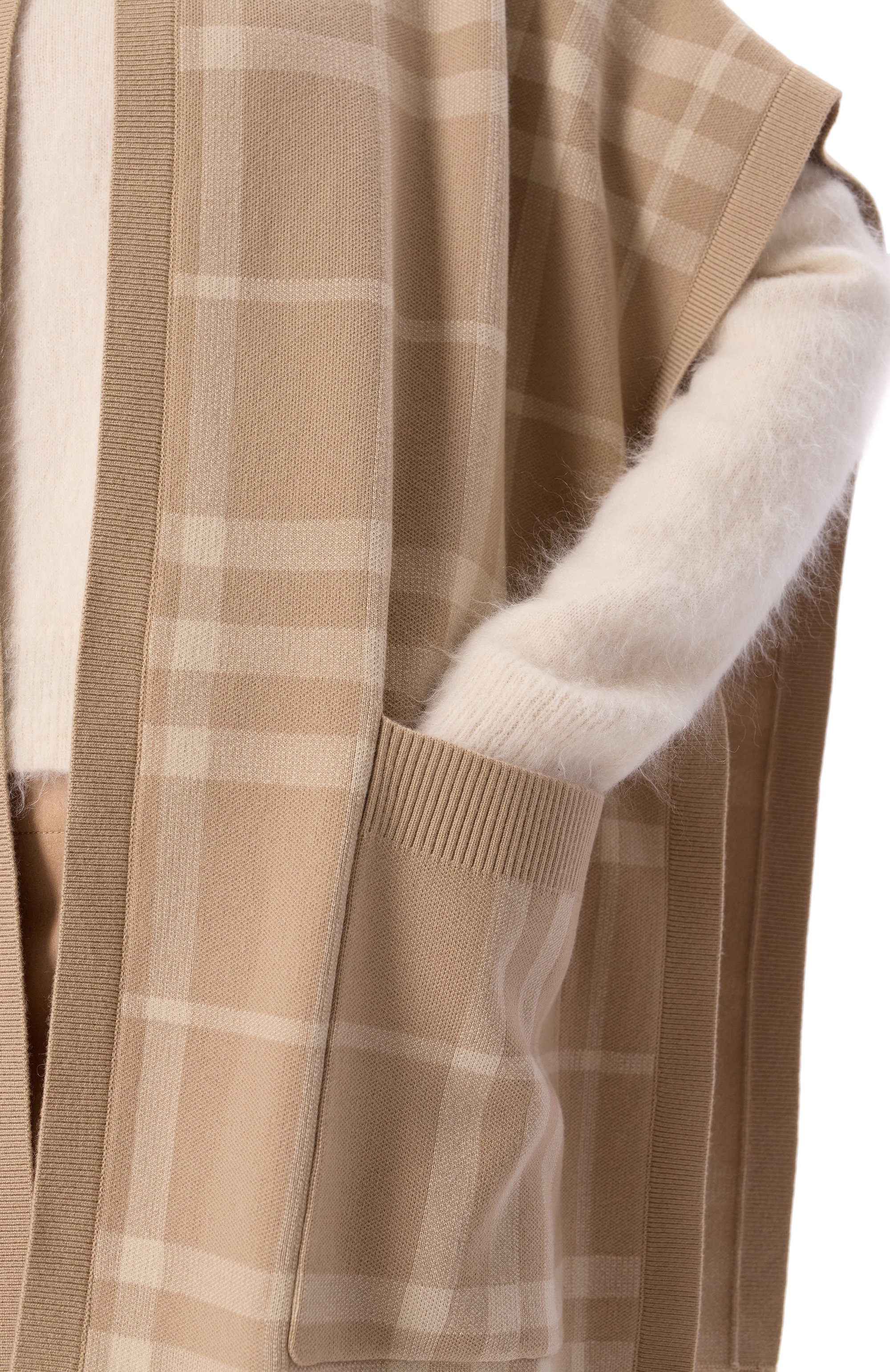 Кейп из шерсти и кашемира BURBERRY, арт. 8066697 A8704, фото 5
