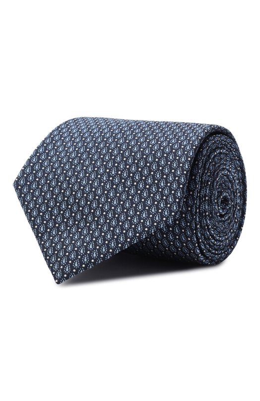 Шелковый галстук Brioni O62H00-PC451 Синий O62H00-PC451