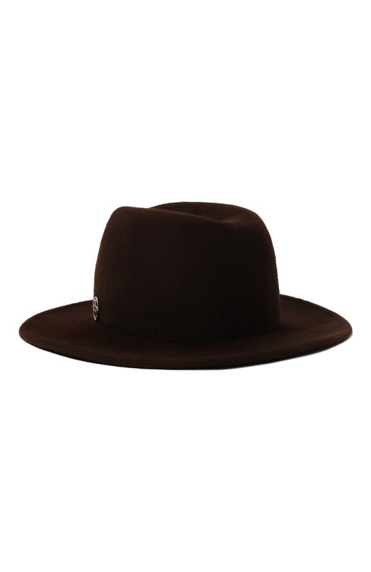 Шляпа Fedora из велюра Fetish KF24S Коричневый  KF24S Фото 3