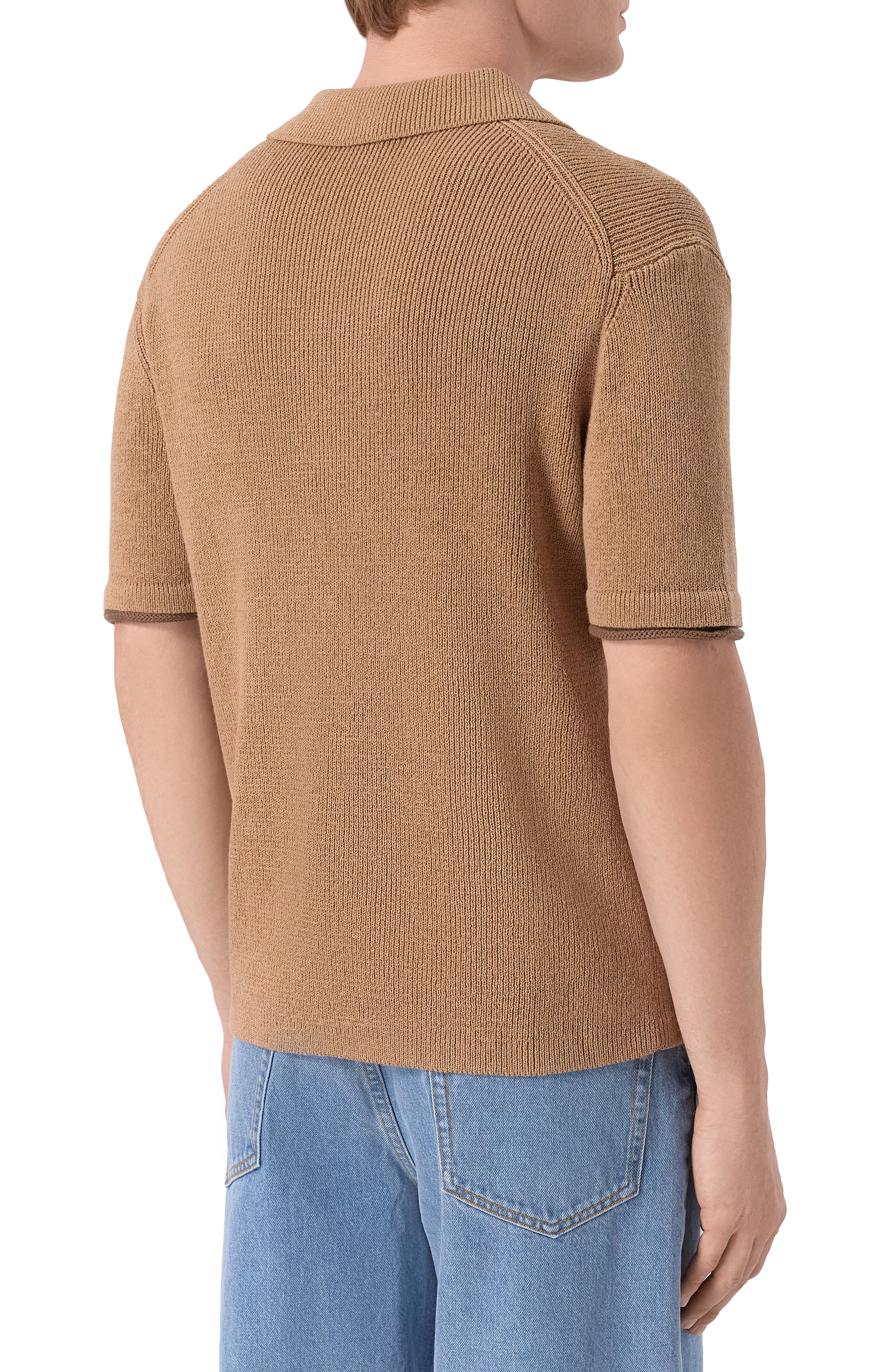 Поло изо льна и хлопка 12 STOREEZ, арт. 137210, фото 4