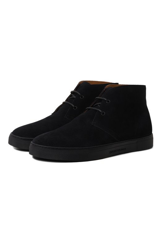 Замшевые ботинки Emporio Armani X4M392/XF053 Синий X4M392/XF053
