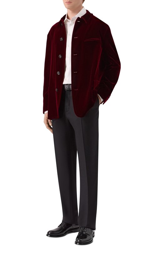 Хлопковая сорочка Giorgio Armani 8CGCCZMC/TZ064 Белый  8CGCCZMC/TZ064 Фото 2