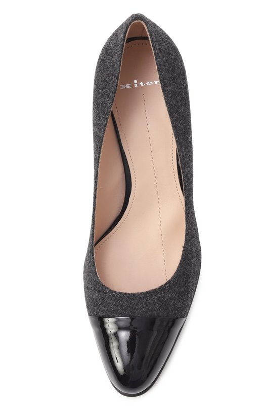 Комбинированные туфли Kiton D60835K0523H02 Серый  D60835K0523H02 Фото 6