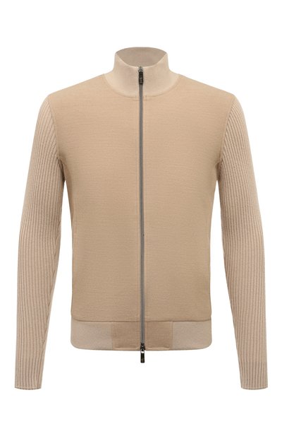 Мужской комбинированный кардиган CAPOBIANCO, арт. 17M420.TF00.