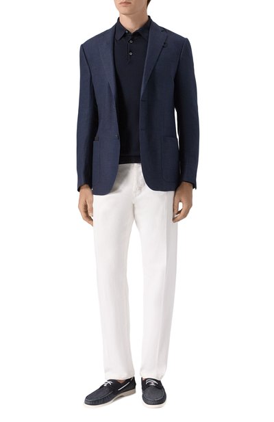 Мужская хлопковое поло KITON, арт. UMKXX35K4_001