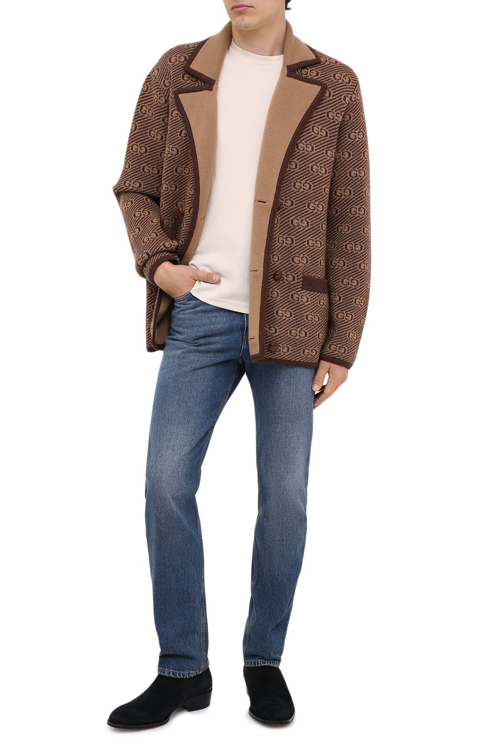 Кардиган из шерсти и кашемира GUCCI, арт. 626646/XKBFZ, фото 2