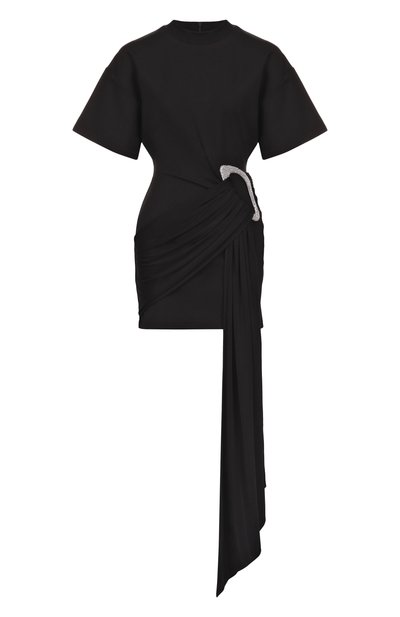 Женское платье с отделкой стразами DAVID KOMA, арт. RE25DK12D