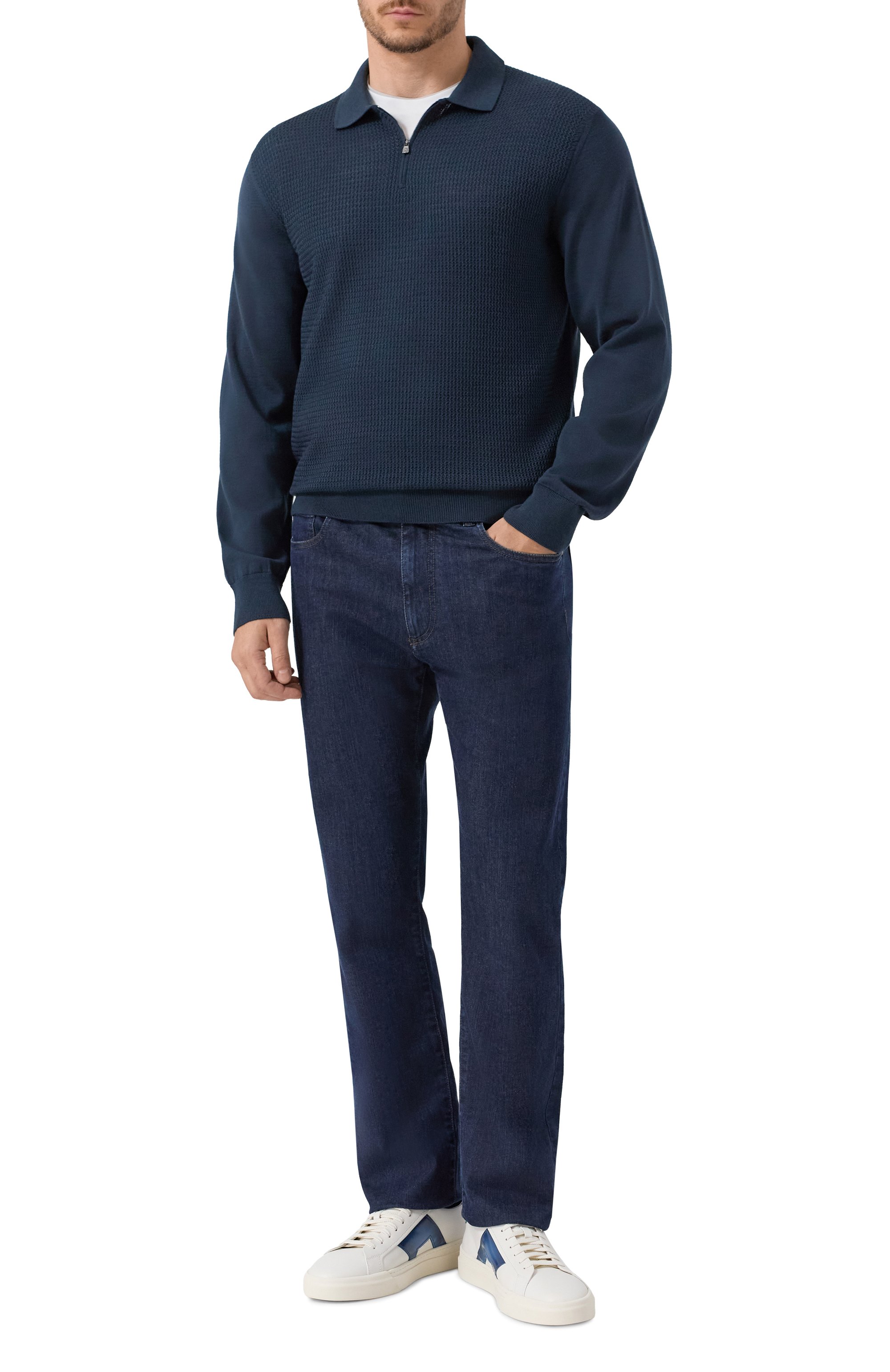 Шерстяное поло CORNELIANI, арт. 26M561-2625196, фото 2