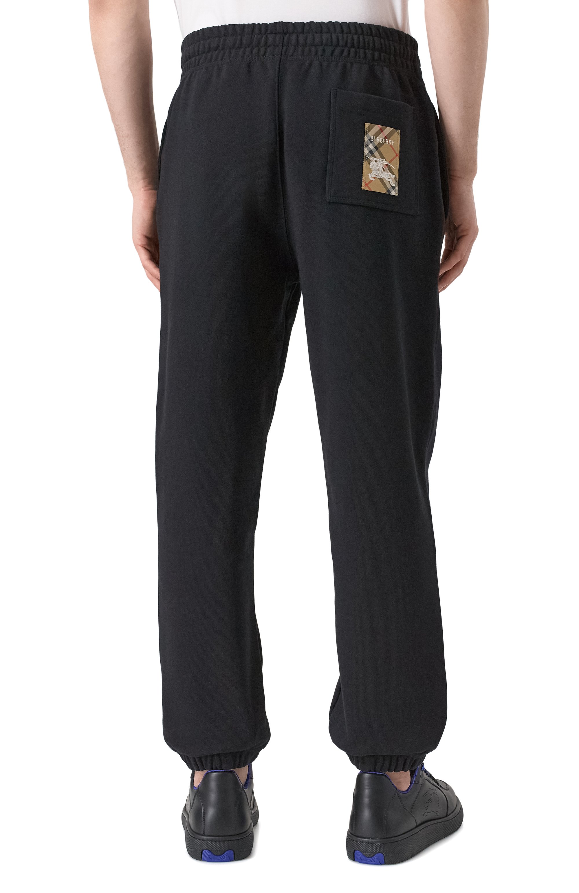 Хлопковые джоггеры BURBERRY, арт. 8102278, фото 4