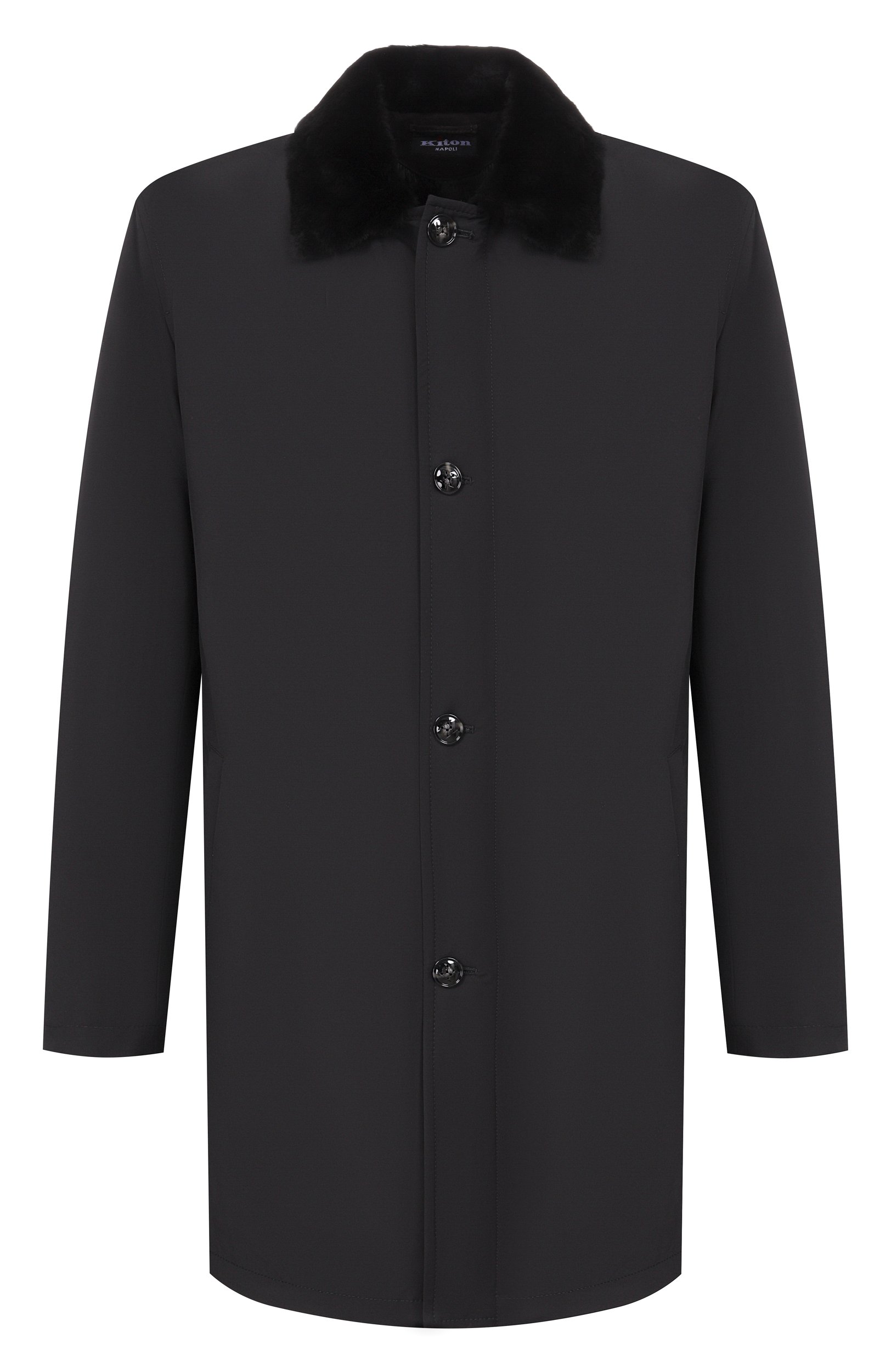Пальто с подкладкой из ласки KITON, арт. UW2186AV0402L, фото 1