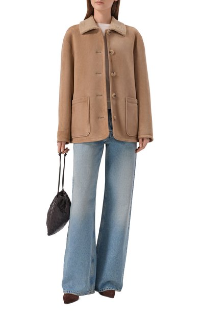 Женская двусторонняя дубленка MASLOV, арт. SD032