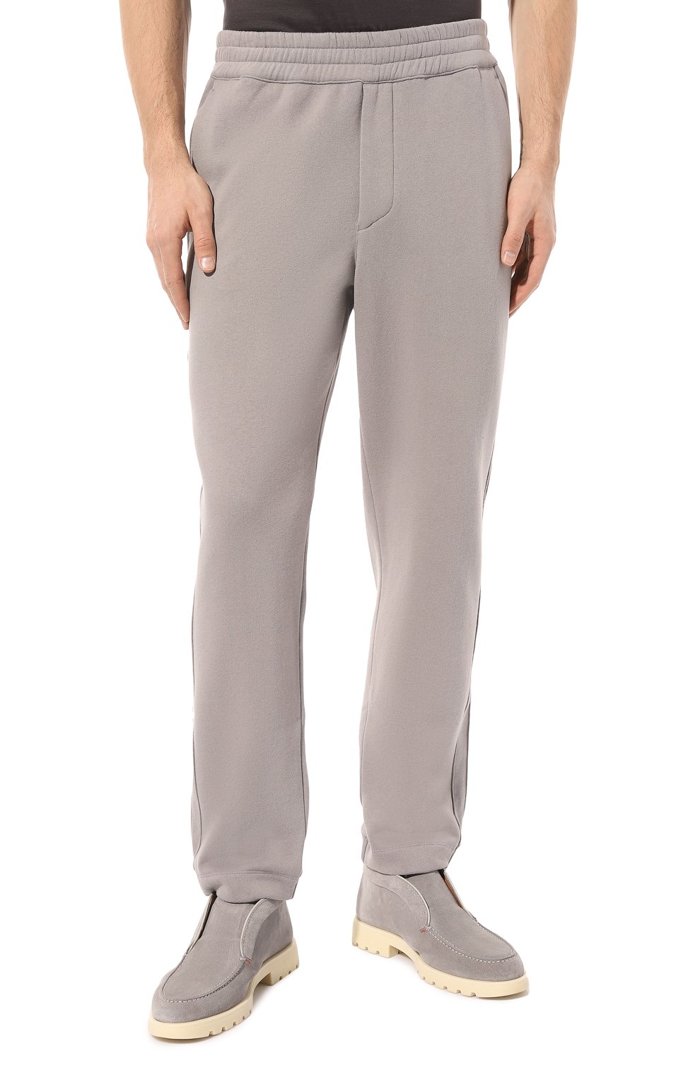 Джоггеры из хлопка и кашемира ZEGNA, арт. UC520A6/CTR3, фото 3