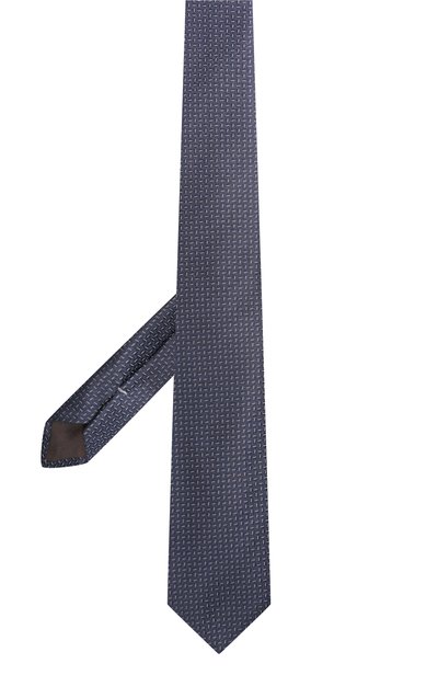 Галстук из шелка и шерсти CANALI, арт. 18/HJ04637, фото 3