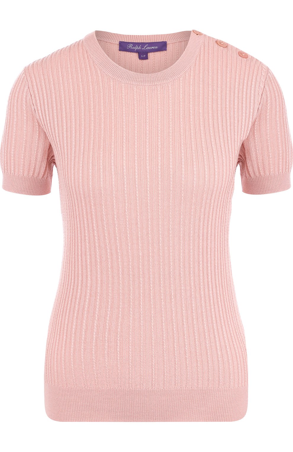 Пуловер из смеси шерсти и шелка с коротким рукавом RALPH LAUREN, арт. 290698960, фото 1