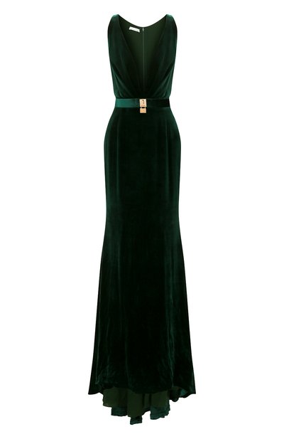 Бархатное платье OSCAR DE LA RENTA, арт. 18FN025VVT, фото 1
