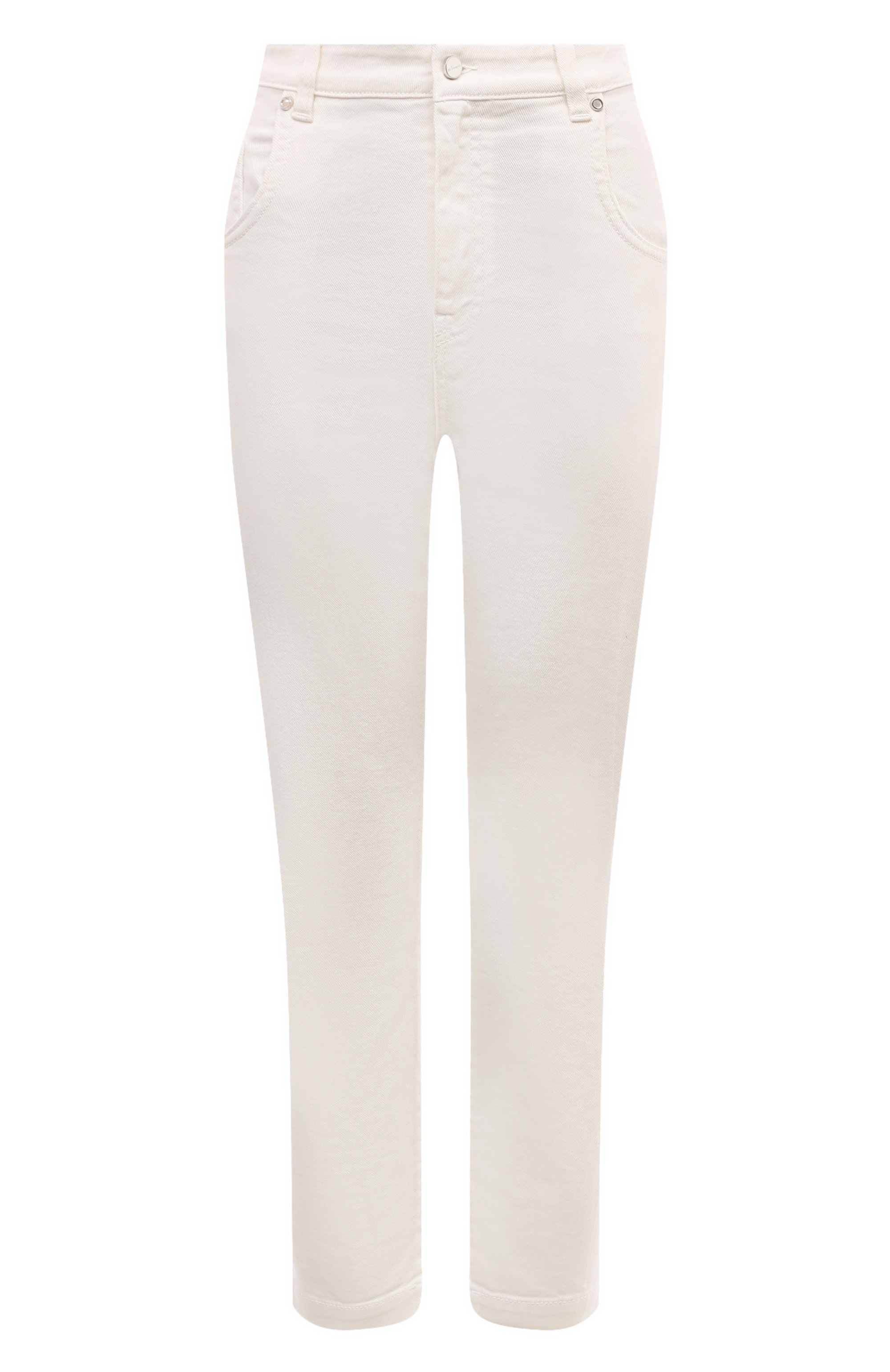 Джинсы KITON белого цвета по цене 99500 руб., арт. DJ56103K0906D, фото 1 Джинсы KITON, арт. DJ56103K0906D, фото 1