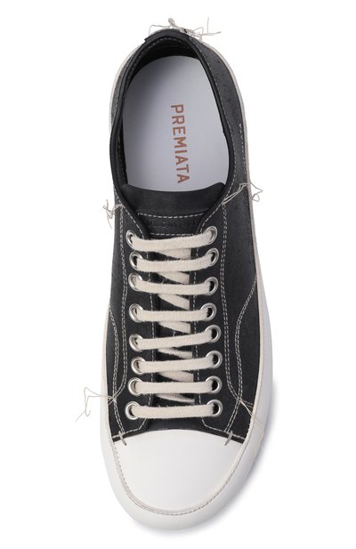 Кожаные кеды mark PREMIATA черного цвета по цене 57700 руб., арт. 32423/VAR 4, фото 5 Кожаные кеды mark PREMIATA, арт. 32423/VAR 4, фото 5