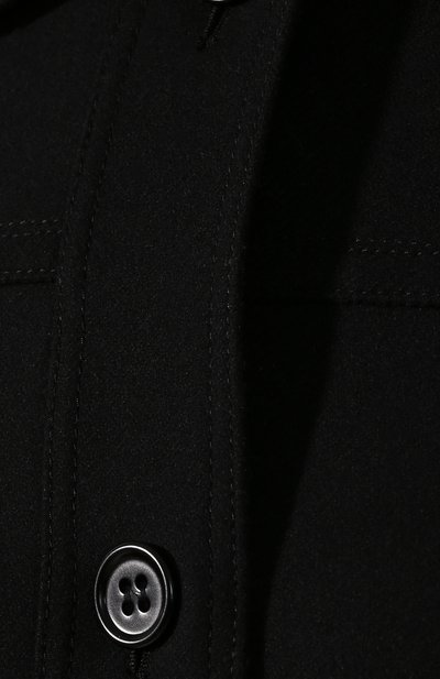 Пальто с поясом REDVALENTINO черного цвета по цене 62600 руб., арт. TR3CAB50/38S, фото 5 Пальто с поясом REDVALENTINO, арт. TR3CAB50/38S, фото 5