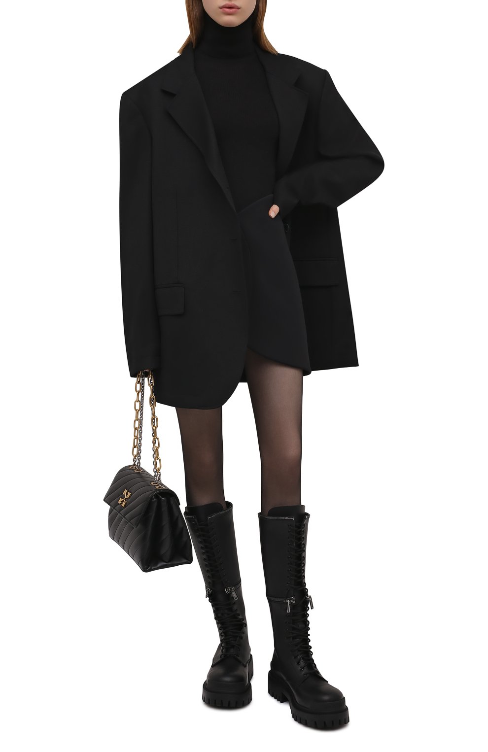 Кожаные сапоги master BALENCIAGA, арт. 664713/WA901, фото 2