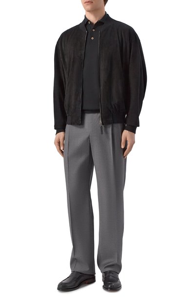 Мужские шерстяные брюки DOLCE & GABBANA, арт. GP1A2T/HU2BL