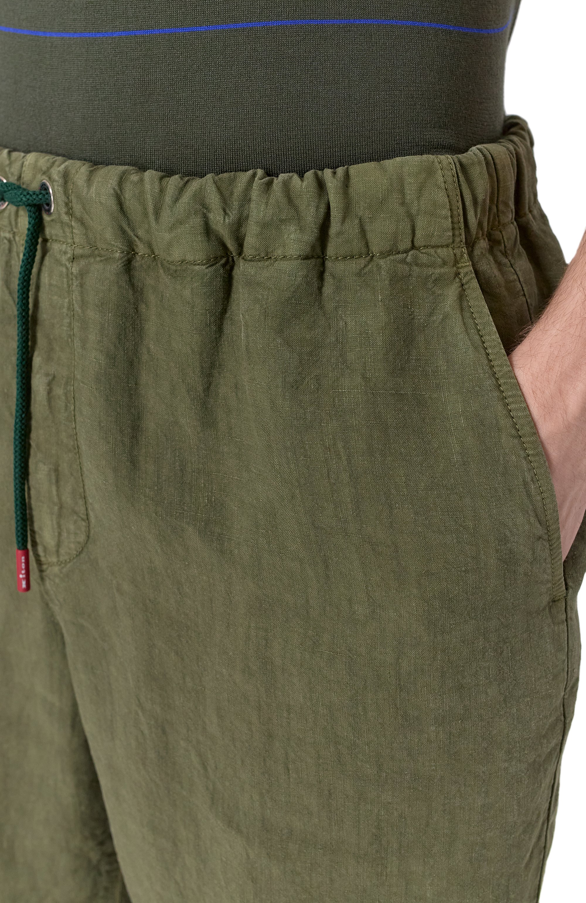 Льняные шорты KITON, арт. UPR004LK0604F08, фото 5