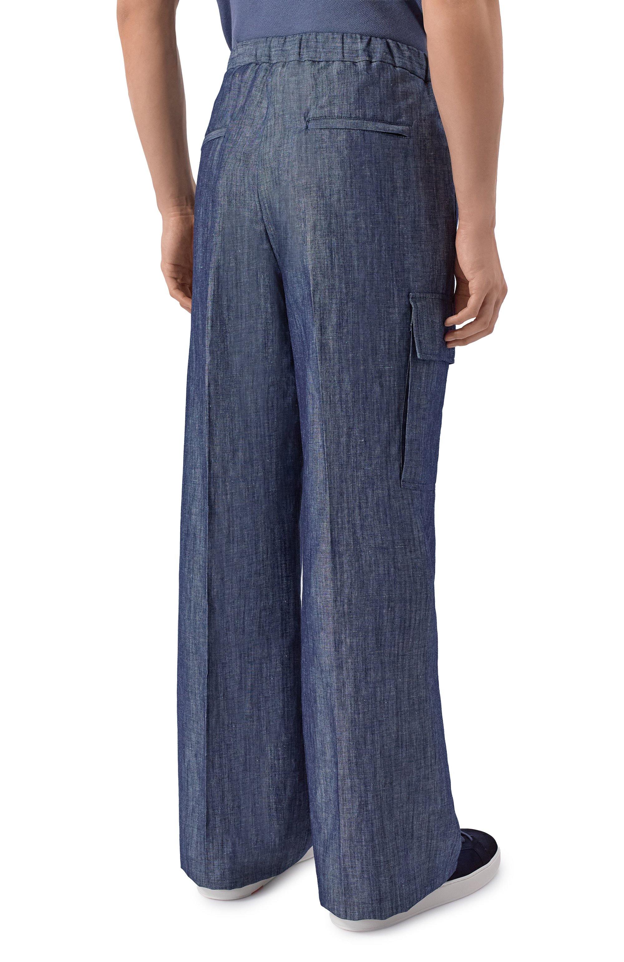 Брюки-карго изо льна и хлопка HEVO, арт. T0RREQUETTA35/L740, фото 4