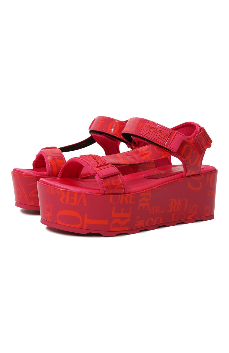 Текстильные босоножки VERSACE JEANS COUTURE, арт. 74VA3S09/ZS366, фото 1