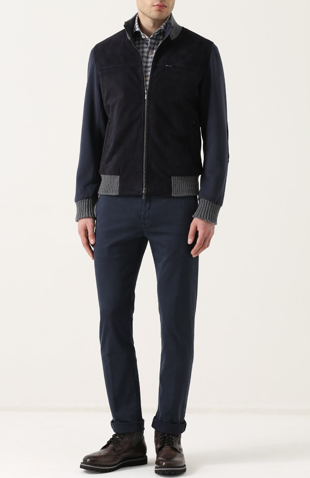 Хлопковая рубашка в клетку LUIGI BORRELLI, арт. EV18/TS4096, фото 2