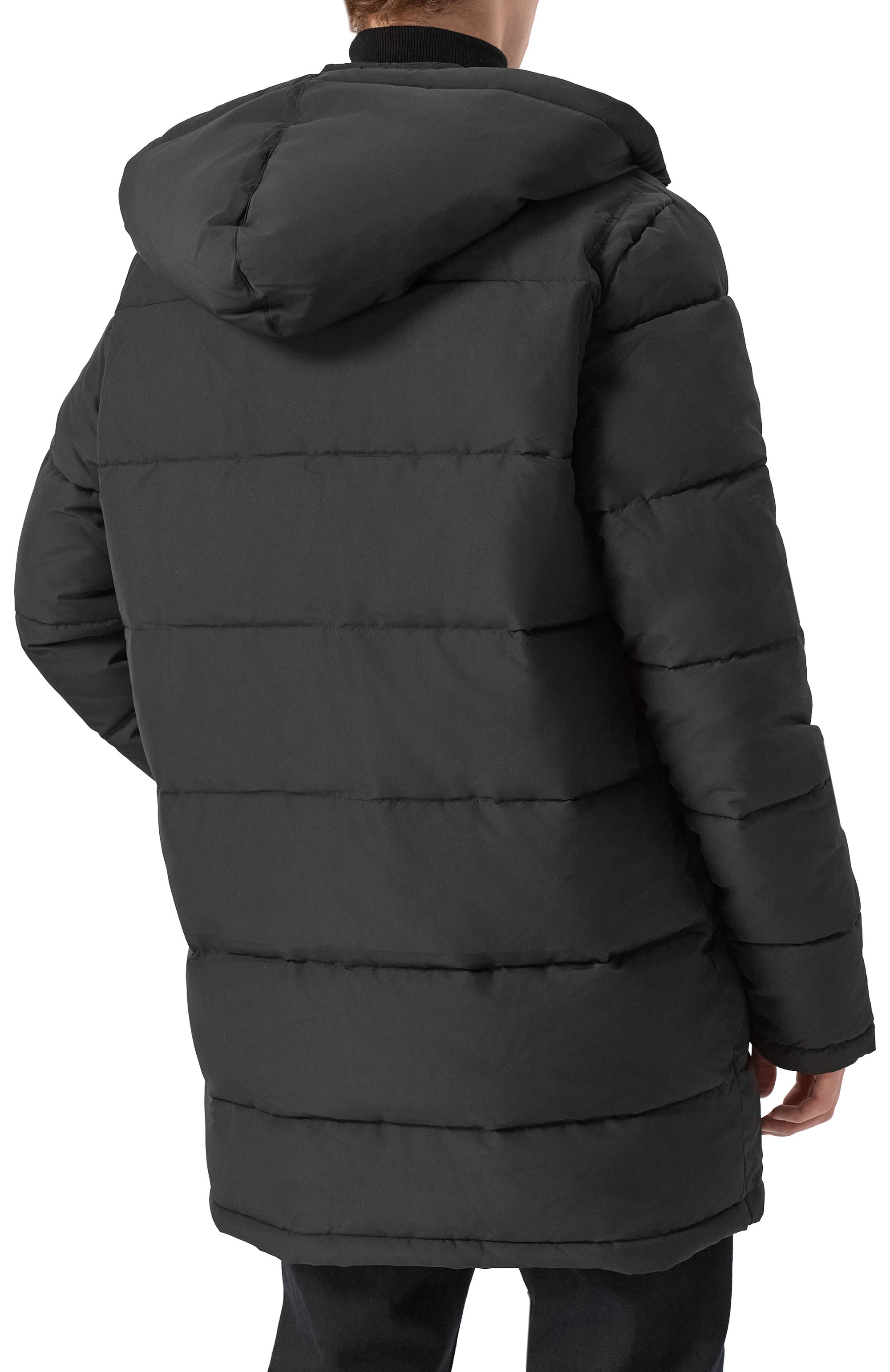 Пуховик DIRK BIKKEMBERGS темно-серого цвета по цене 36900 руб., арт. BMG1264, фото 4 Пуховик DIRK BIKKEMBERGS, арт. BMG1264, фото 4