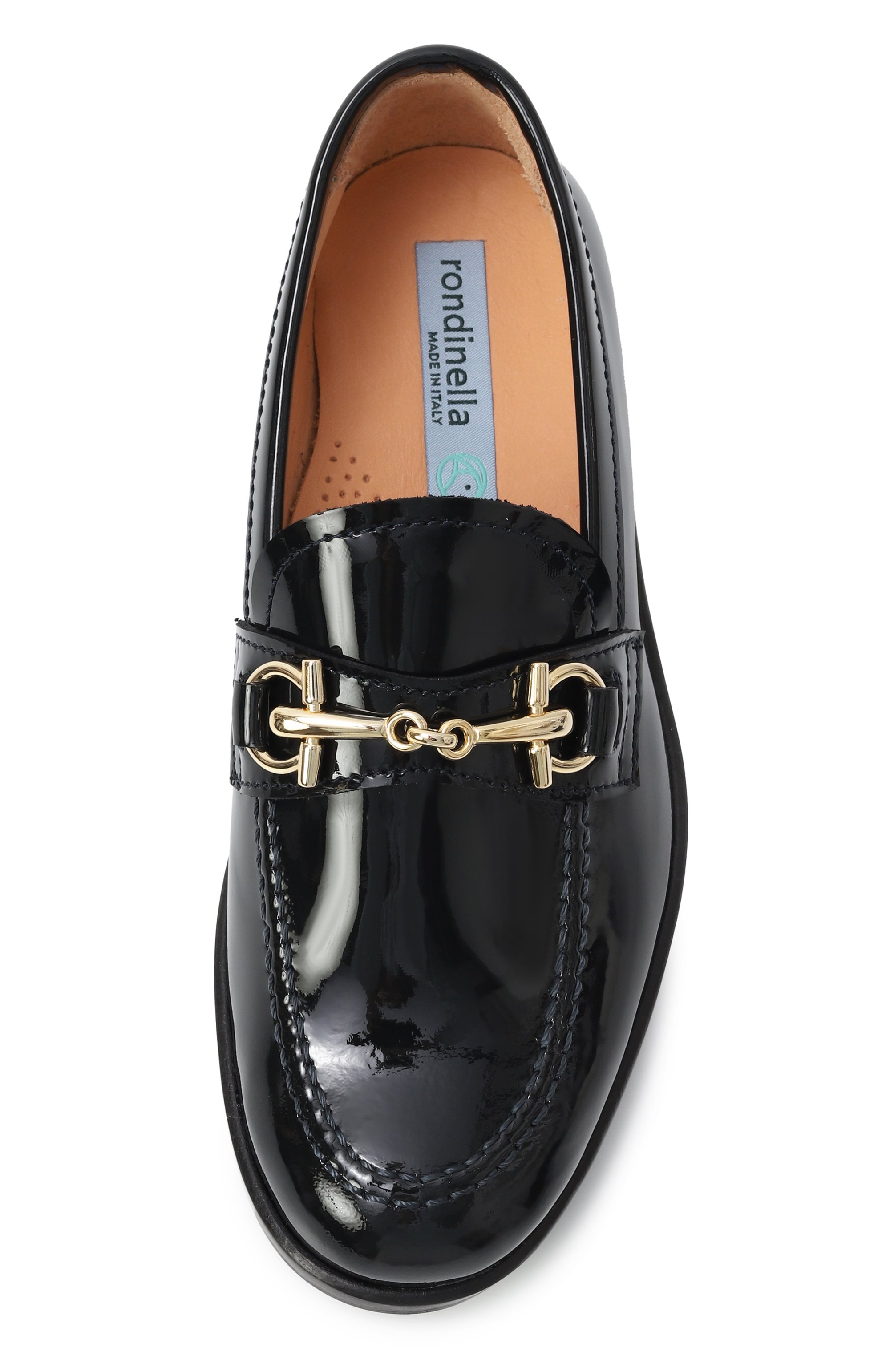 Кожаные лоферы RONDINELLA, арт. 11758AB/CU0I0/34-36, фото 4