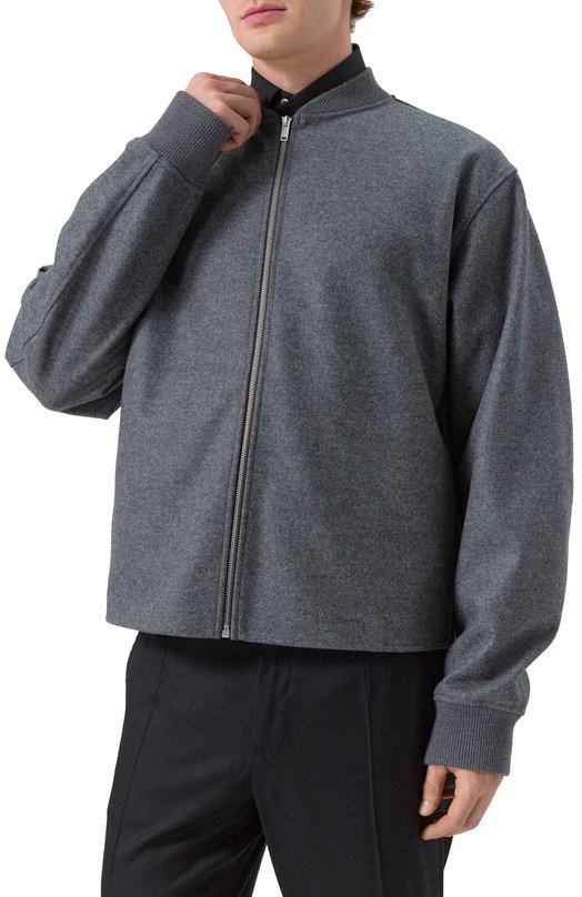 Шерстяная куртка Jil Sander J22HG0102/J40045 Серый  J22HG0102/J40045 Фото 3