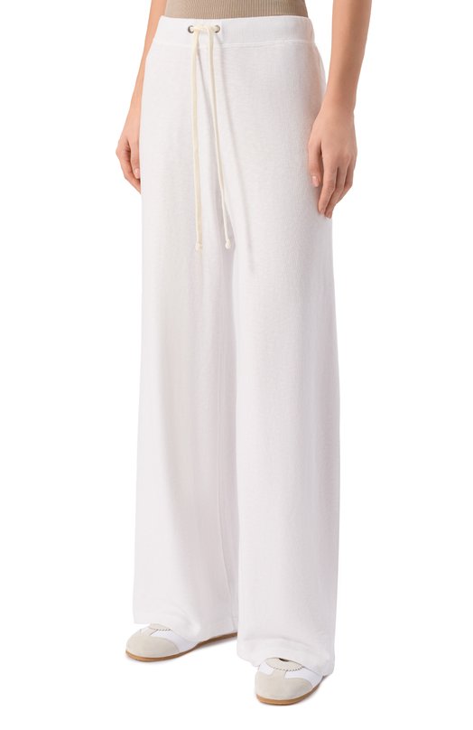 Хлопковые брюки James Perse WXA1007 Белый  WXA1007 Фото 3