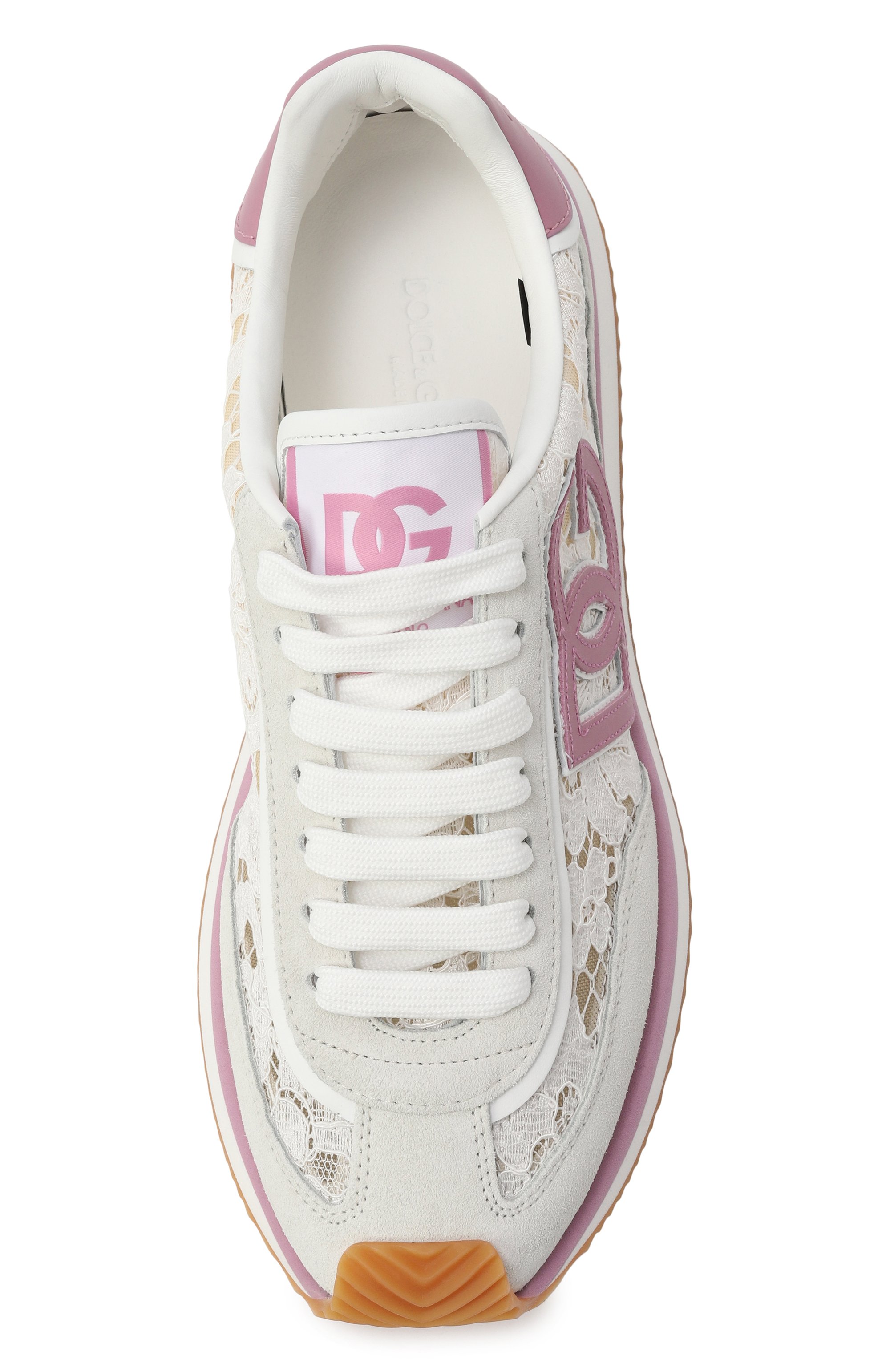 Комбинированные кроссовки dg cushion DOLCE & GABBANA, арт. CK2340/A9AC2, фото 6