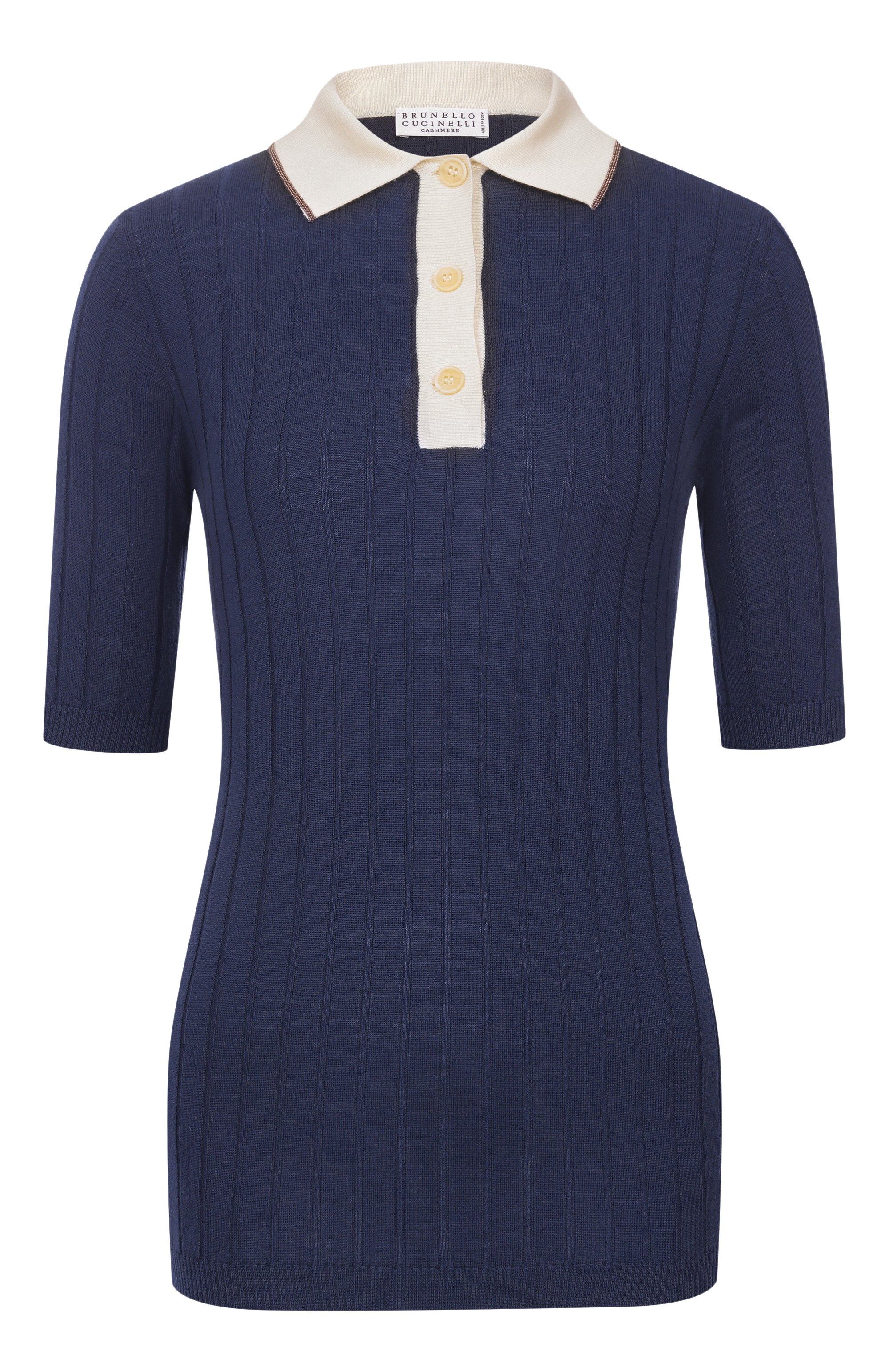 Поло и з шерсти и кашемира BRUNELLO CUCINELLI, арт. M14817205, фото 1