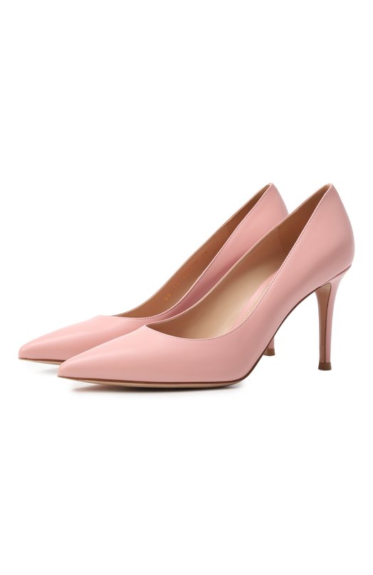 Кожаные туфли Gianvito 85 Gianvito Rossi G24580.85RIC.VITSAKU Розовый G24580.85RIC.VITSAKU