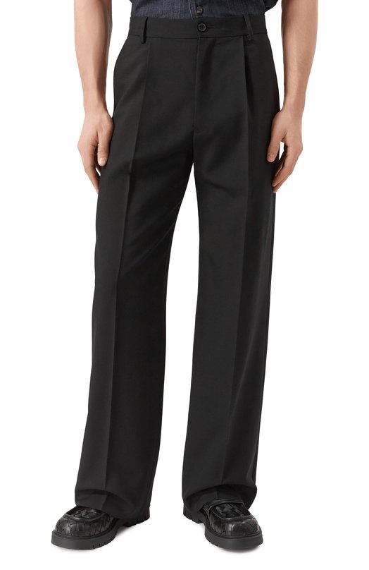 Шерстяные брюки Dries Van Noten 251-020900-1381 Чёрный  251-020900-1381 Фото 3