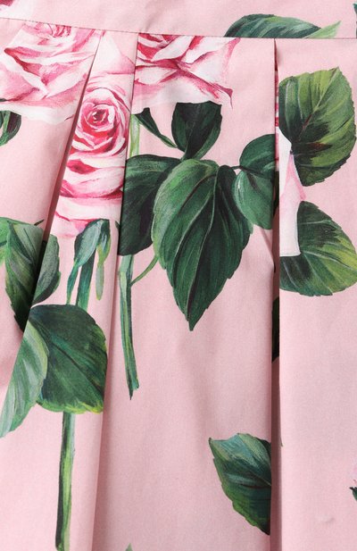 Хлопковая юбка DOLCE & GABBANA розового цвета по цене 51700 руб., арт. L55I01/HS5S7/8-14, фото 3 Хлопковая юбка DOLCE & GABBANA, арт. L55I01/HS5S7/8-14, фото 3