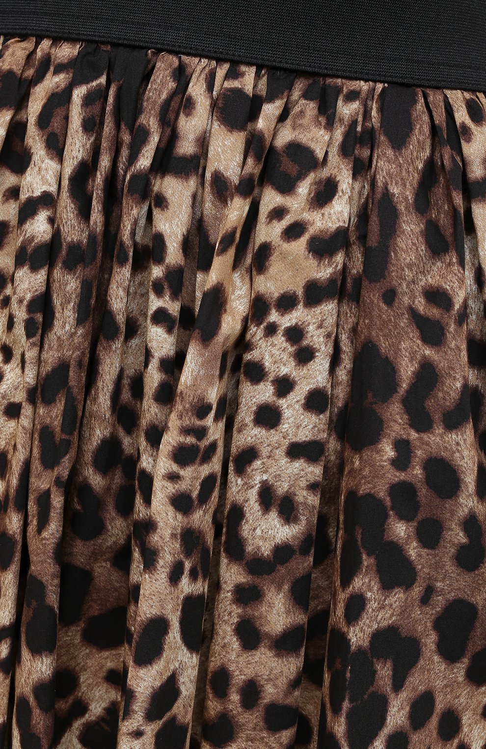 Хлопковая юбка DOLCE & GABBANA леопардового цвета по цене 66200 руб., арт. F4B00T/HS5E3, фото 5 Хлопковая юбка DOLCE & GABBANA, арт. F4B00T/HS5E3, фото 5