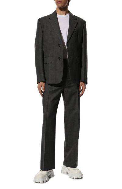 Кожаные дерби PRADA, арт. 2EE356-B4L-F0009, фото 2