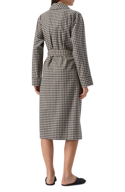 Халат из хлопка и шерсти ZIMMERLI, арт. 4600-13200, фото 4